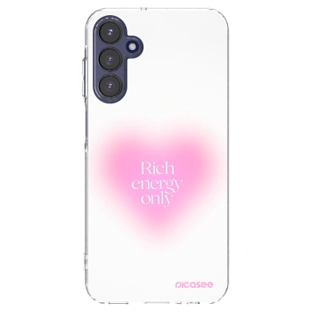 Picasee silikonový průhledný obal pro Samsung Galaxy A15 A155F 4G - Rich Energy