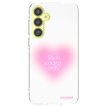 Picasee silikonový průhledný obal pro Samsung Galaxy A35 5G A356B - Rich Energy