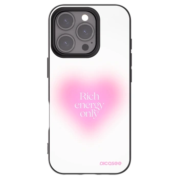 Picasee silikonový černý obal pro Apple iPhone 16 Pro - Rich Energy