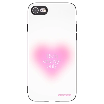 Picasee silikonový černý obal pro Apple iPhone 8 - Rich Energy
