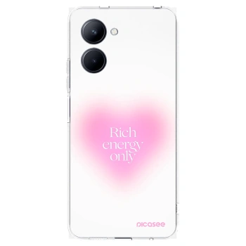Picasee silikonový průhledný obal pro Realme C33 (2023) - Rich Energy