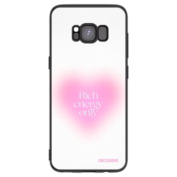 Picasee silikonový černý obal pro Samsung Galaxy S8 G950F - Rich Energy
