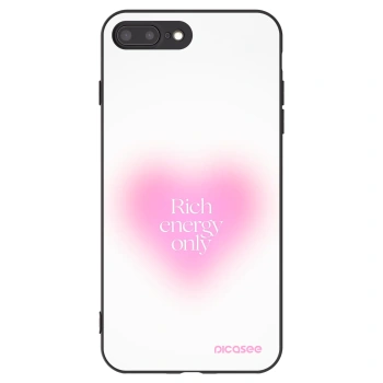 Picasee silikonový černý obal pro Apple iPhone 8 Plus - Rich Energy