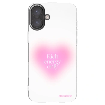 Picasee silikonový průhledný obal pro Apple iPhone 16 Plus - Rich Energy