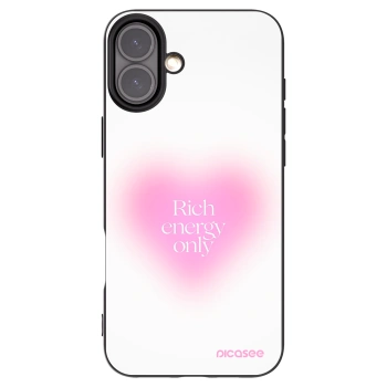 Picasee silikonový černý obal pro Apple iPhone 16 Plus - Rich Energy