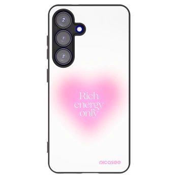 Picasee silikonový černý obal pro Samsung Galaxy S25 5G - Rich Energy