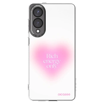 Picasee silikonový průhledný obal pro Samsung Galaxy S25 Edge 5G - Rich Energy