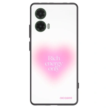 Picasee silikonový černý obal pro Motorola Moto G35 5G - Rich Energy