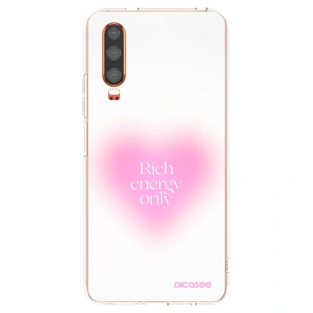 Picasee silikonový průhledný obal pro Huawei P30 - Rich Energy