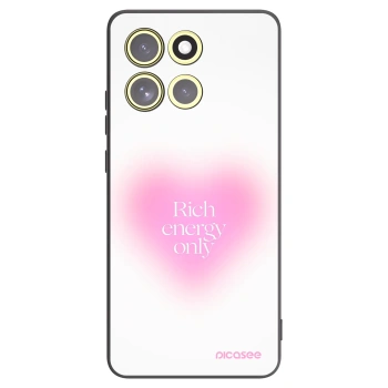 Picasee silikonový černý obal pro Motorola Moto G86 5G - Rich Energy