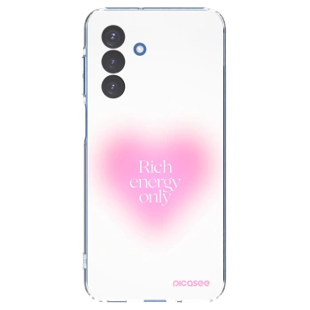 Picasee silikonový průhledný obal pro Samsung Galaxy A17 5G - Rich Energy
