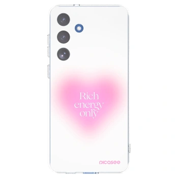 Picasee silikonový průhledný obal pro Samsung Galaxy S25 FE 5G - Rich Energy