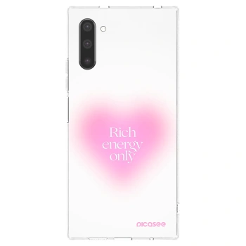 Picasee silikonový průhledný obal pro Samsung Galaxy Note 10 N970F - Rich Energy