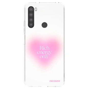 Picasee silikonový průhledný obal pro Xiaomi Redmi Note 8 - Rich Energy