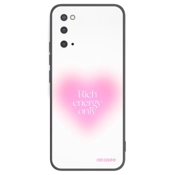 Picasee silikonový černý obal pro Samsung Galaxy S20 G980F - Rich Energy