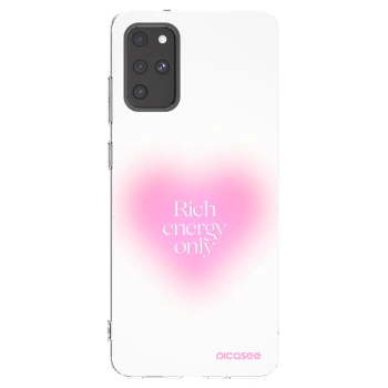 Picasee silikonový průhledný obal pro Samsung Galaxy S20+ G985F - Rich Energy