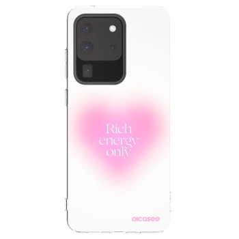 Picasee silikonový průhledný obal pro Samsung Galaxy S20 Ultra 5G G988F - Rich Energy