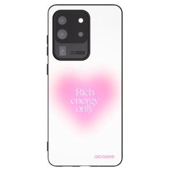 Picasee silikonový černý obal pro Samsung Galaxy S20 Ultra 5G G988F - Rich Energy