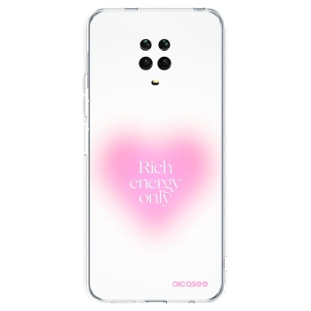 Picasee silikonový průhledný obal pro Xiaomi Redmi Note 9 Pro - Rich Energy