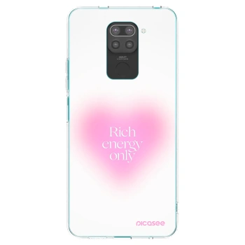 Picasee silikonový černý obal pro Xiaomi Redmi Note 9 - Rich Energy