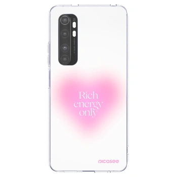 Picasee silikonový průhledný obal pro Xiaomi Mi Note 10 Lite - Rich Energy