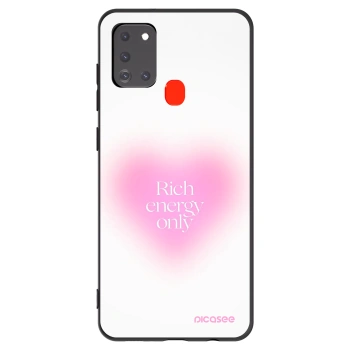 Picasee silikonový černý obal pro Samsung Galaxy A21s - Rich Energy