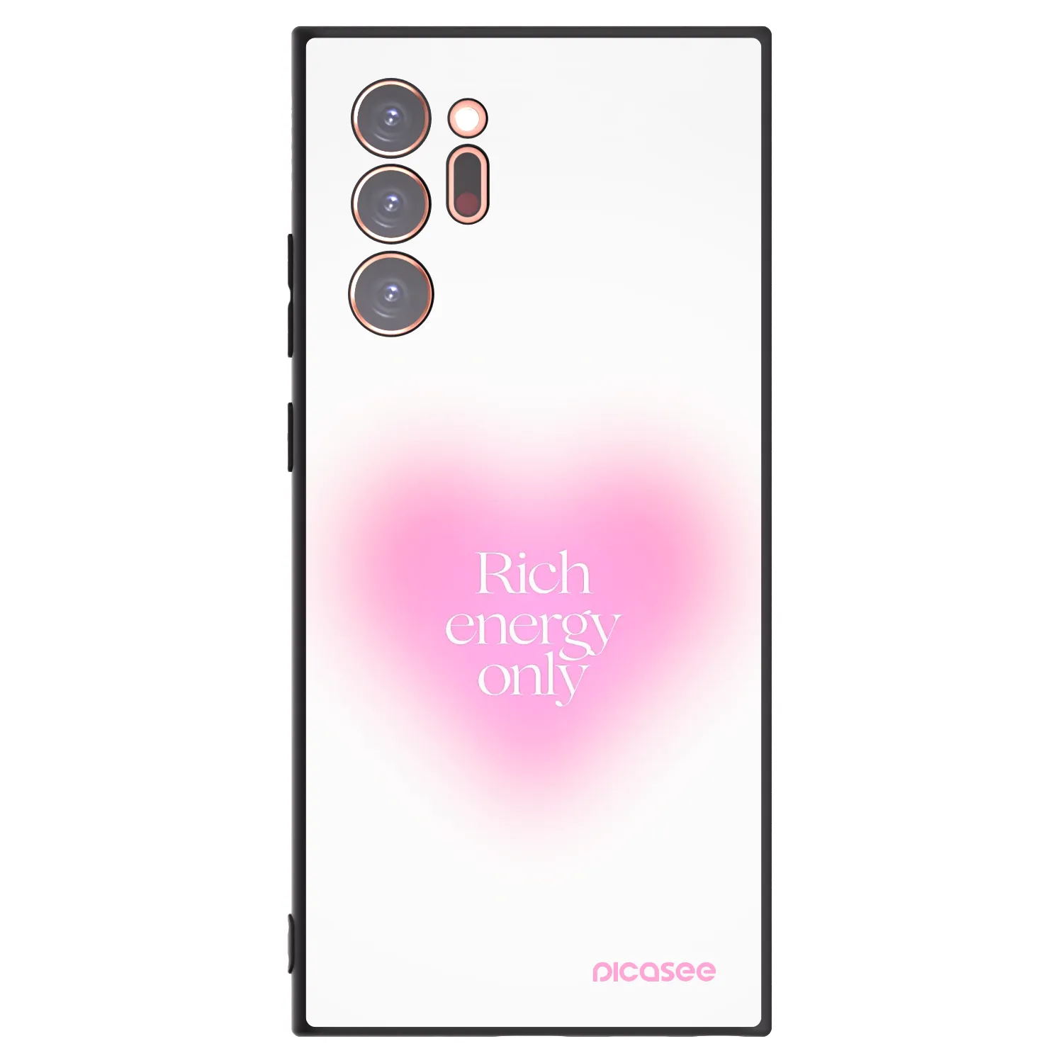 Picasee silikonový černý obal pro Samsung Galaxy Note 20 Ultra - Rich Energy