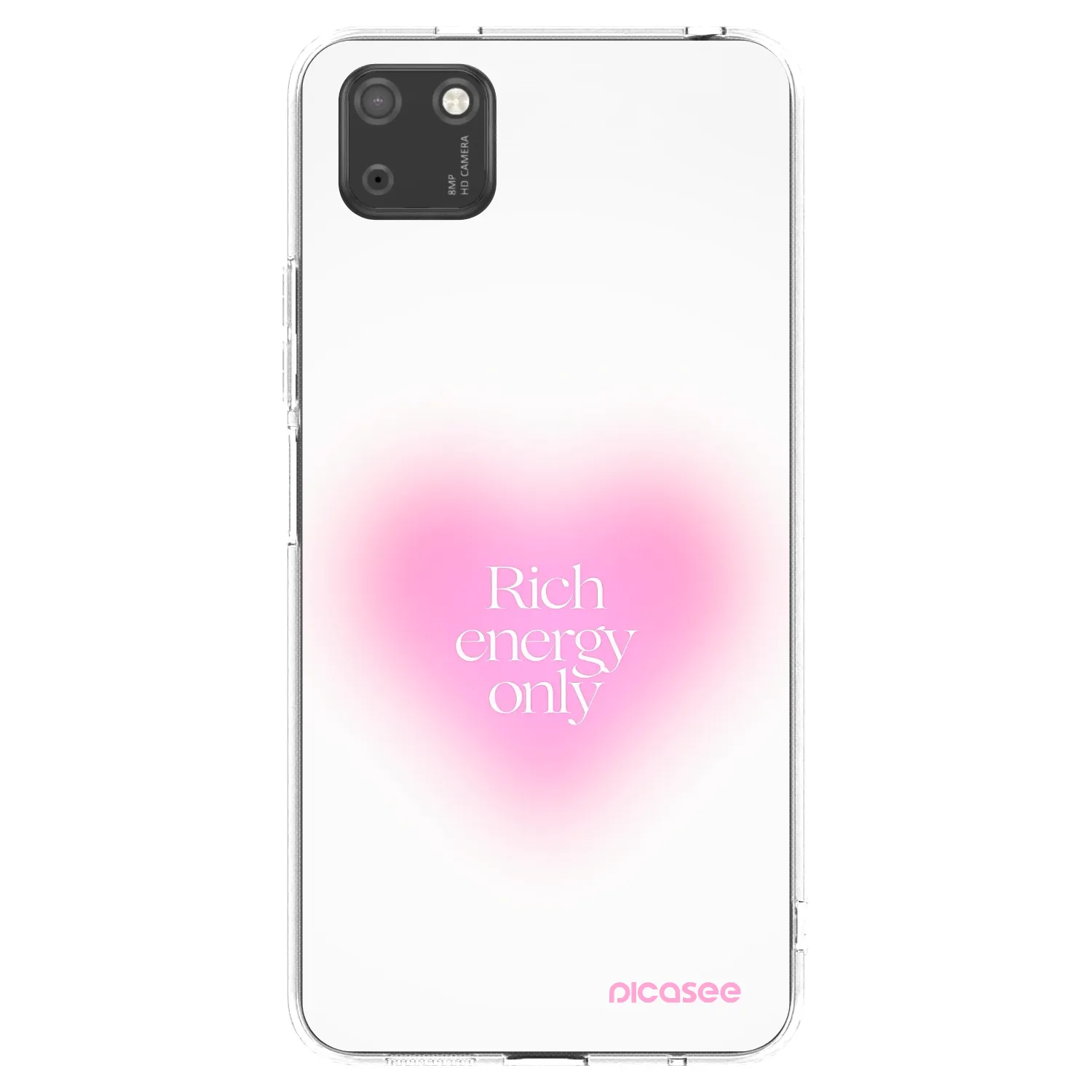 Picasee silikonový průhledný obal pro Huawei Y5P - Rich Energy