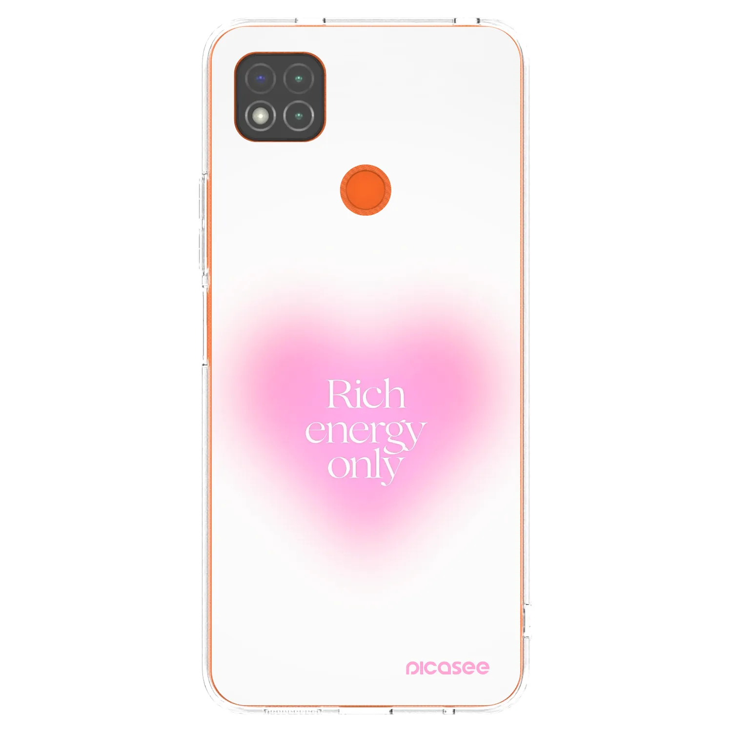 Picasee silikonový průhledný obal pro Xiaomi Redmi 9C - Rich Energy