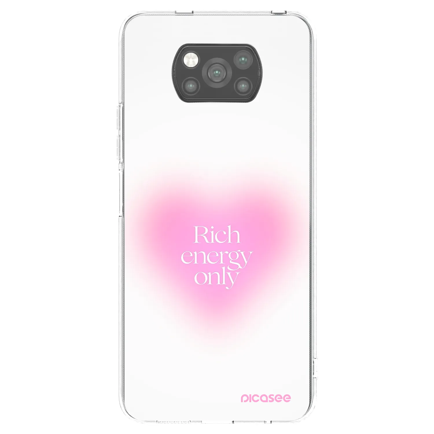 Picasee silikonový černý obal pro Xiaomi Poco X3 - Rich Energy