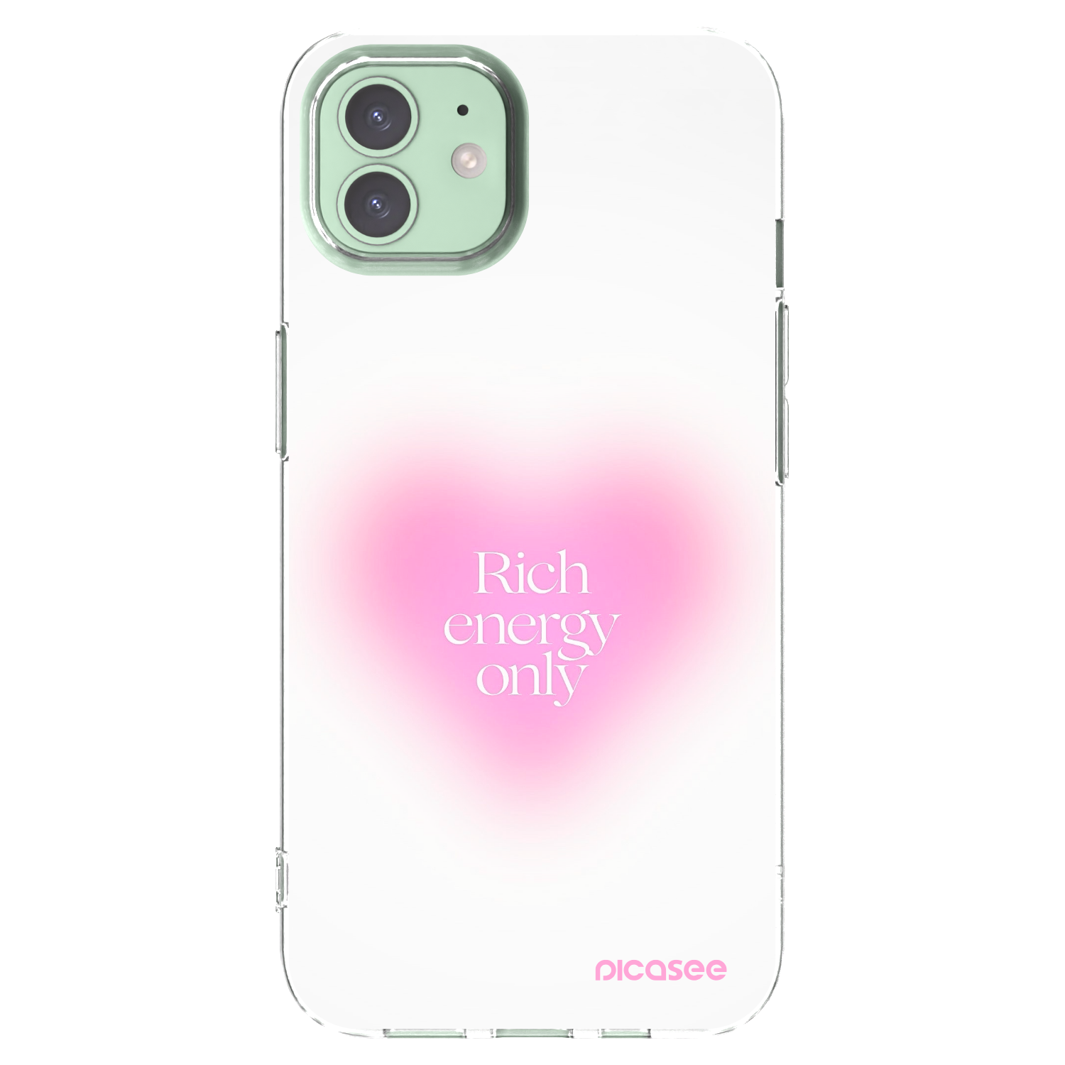 Picasee silikonový průhledný obal pro Apple iPhone 12 - Rich Energy