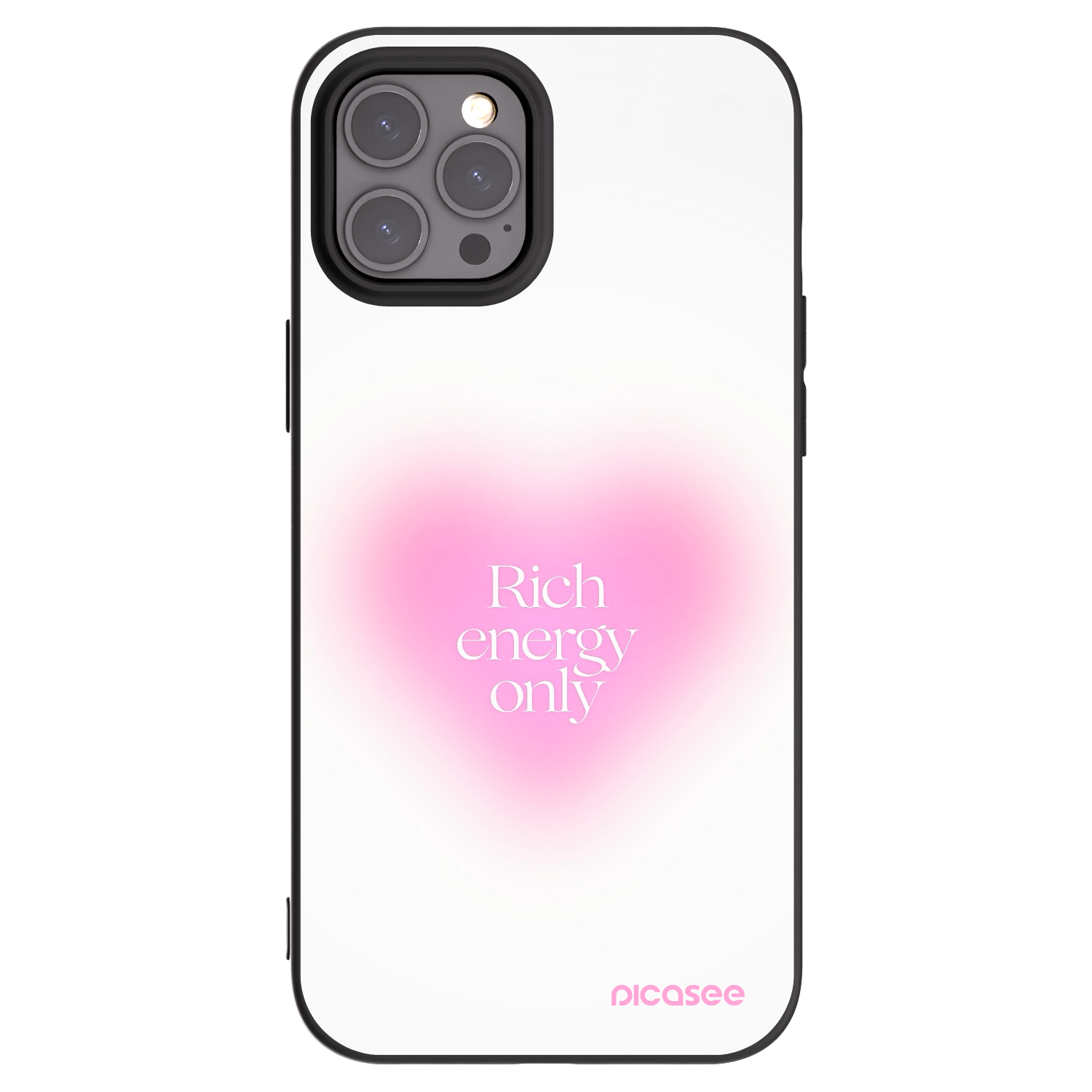 Picasee silikonový černý obal pro Apple iPhone 12 Pro Max - Rich Energy