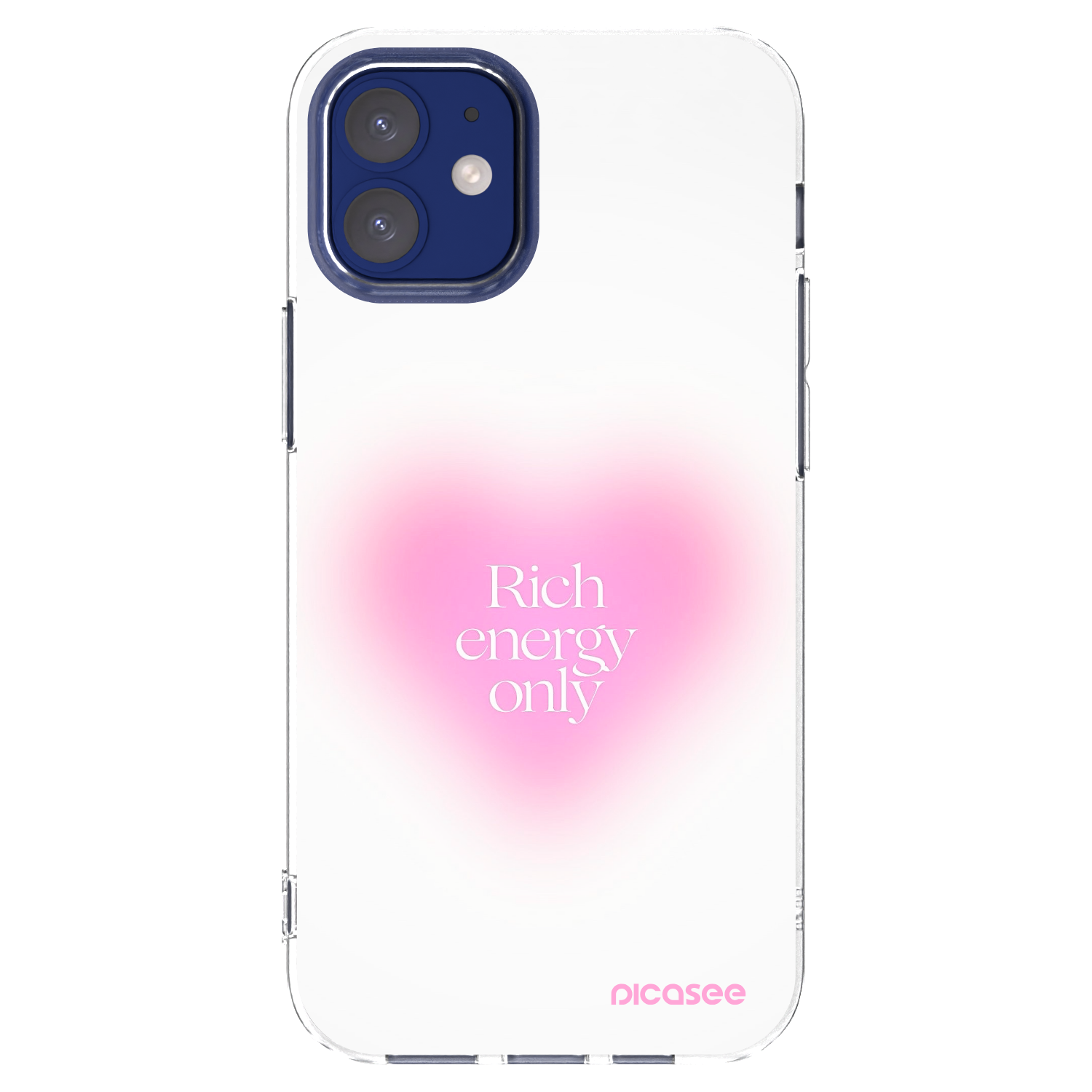 Picasee silikonový průhledný obal pro Apple iPhone 12 mini - Rich Energy