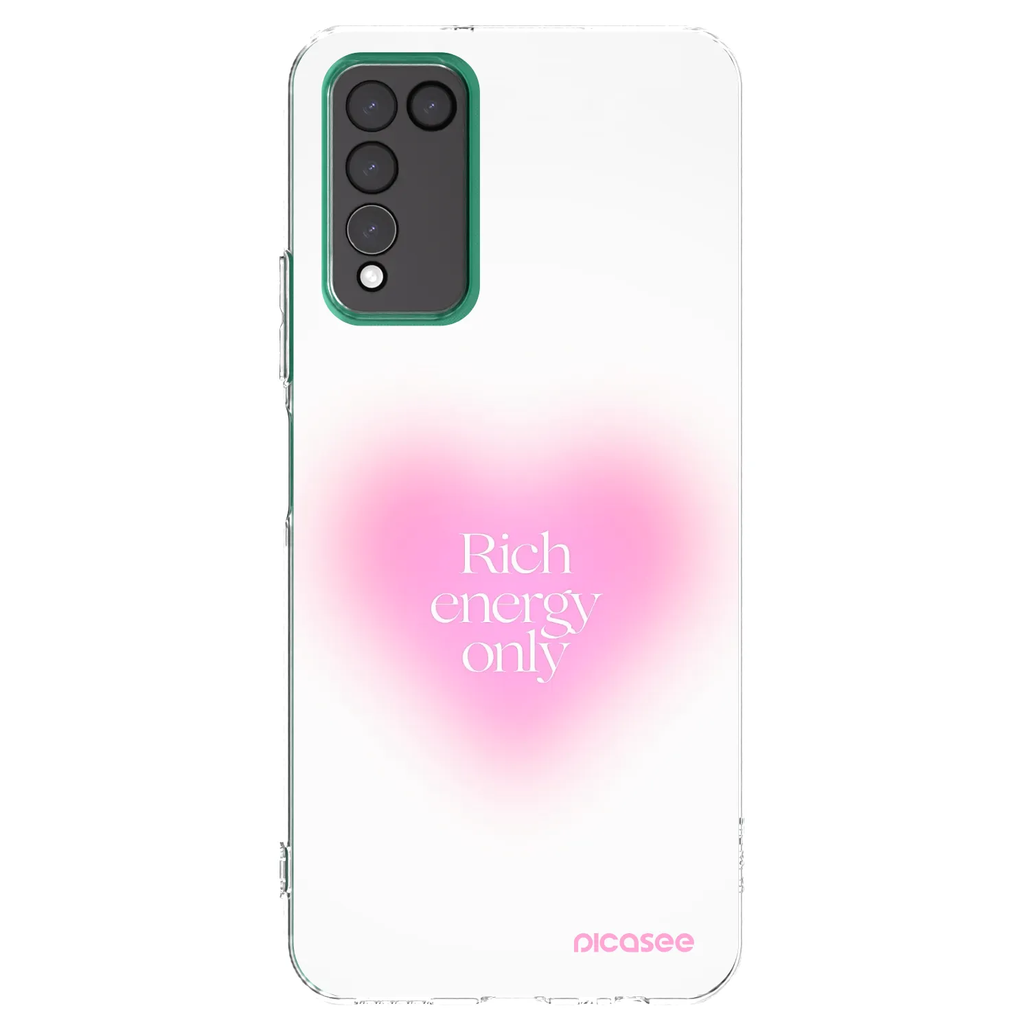 Picasee silikonový průhledný obal pro Honor 10X Lite - Rich Energy