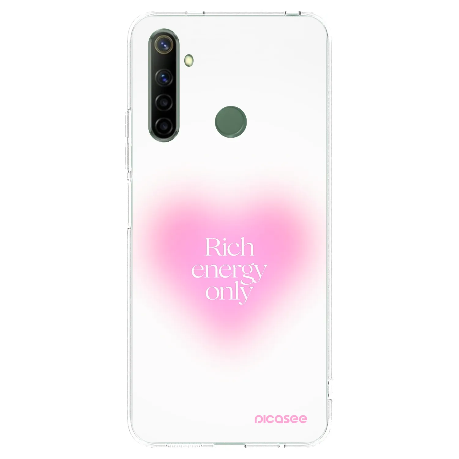 Picasee silikonový průhledný obal pro Realme 6i - Rich Energy