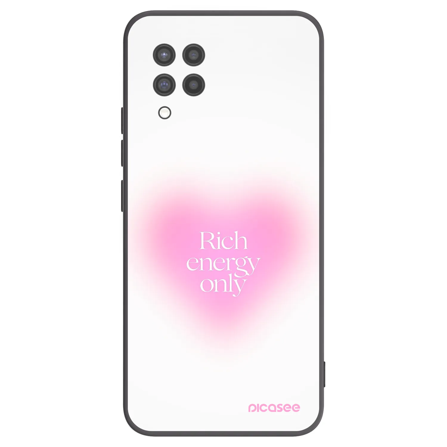 Picasee silikonový černý obal pro Samsung Galaxy A42 A426B - Rich Energy