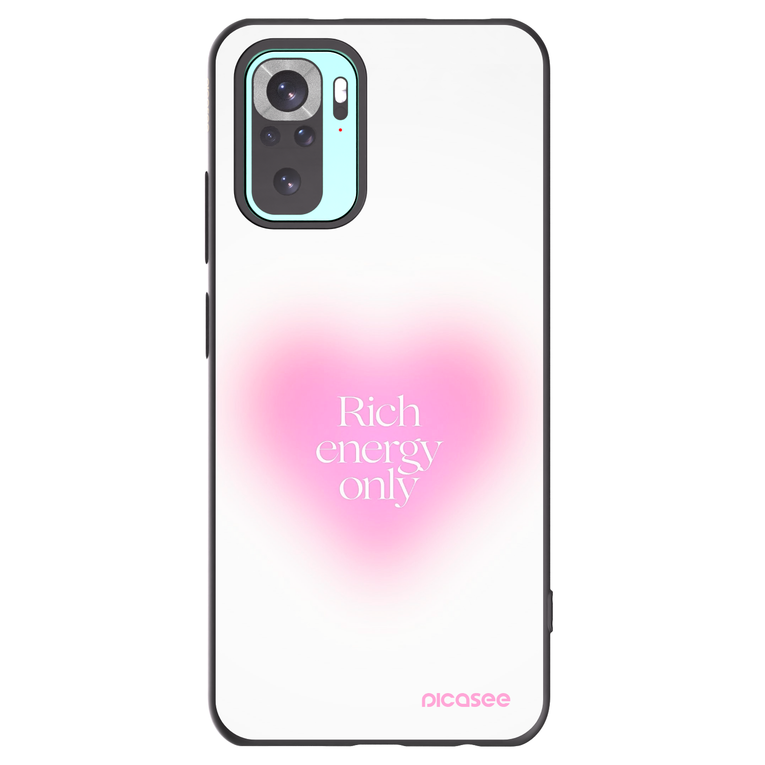 Picasee silikonový černý obal pro Xiaomi Redmi Note 10 Pro - Rich Energy
