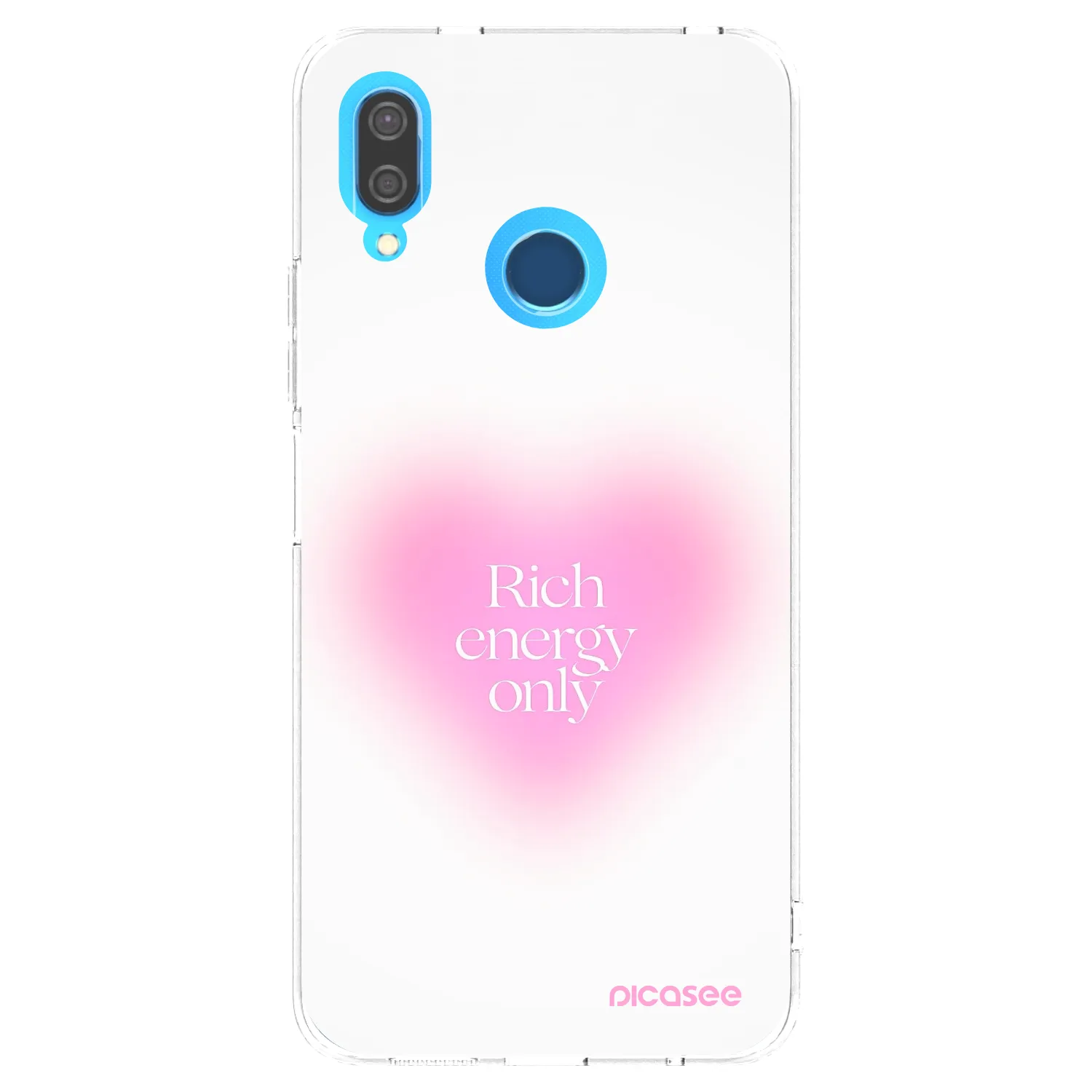 Picasee silikonový průhledný obal pro Huawei P20 Lite - Rich Energy