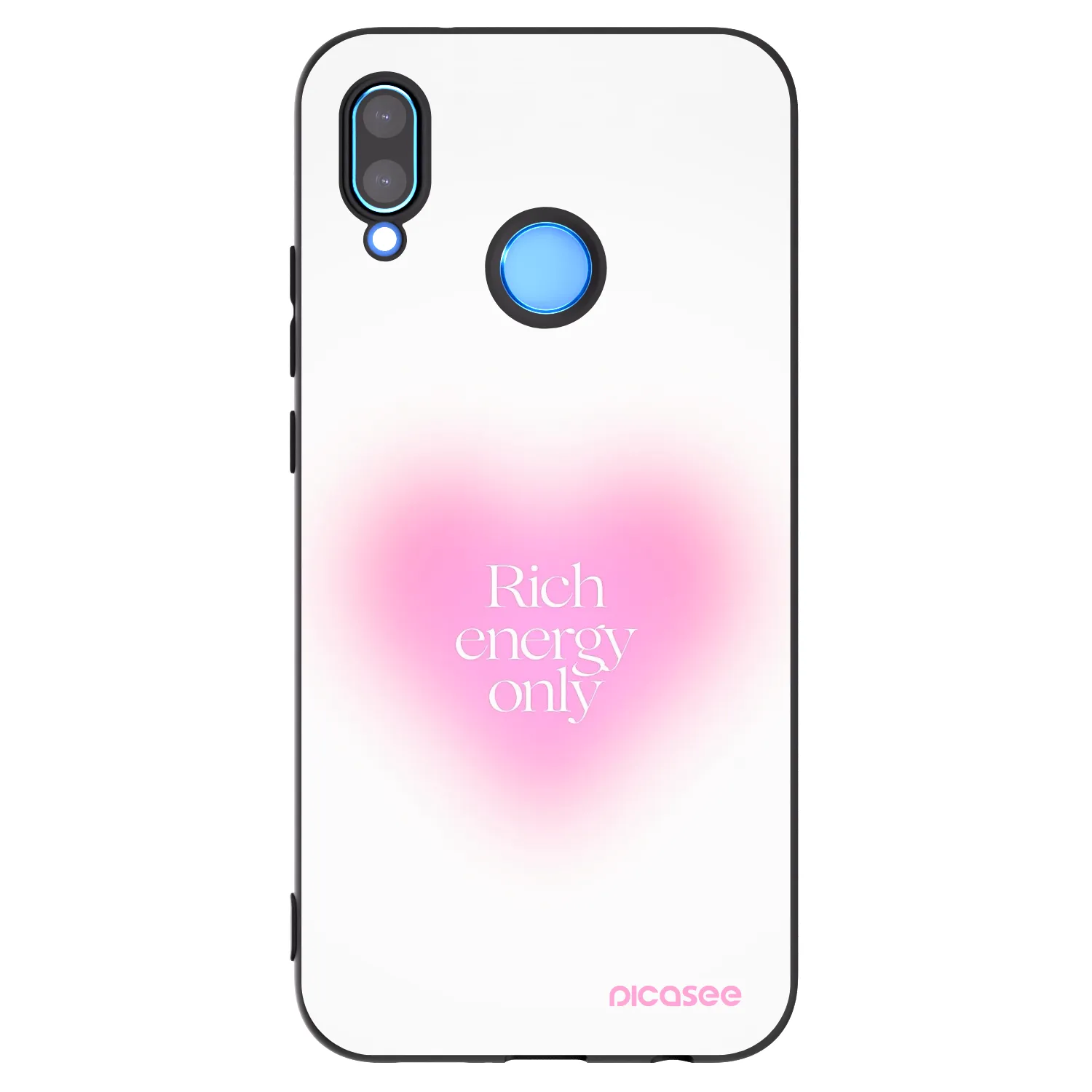 Picasee silikonový černý obal pro Huawei P20 Lite - Rich Energy