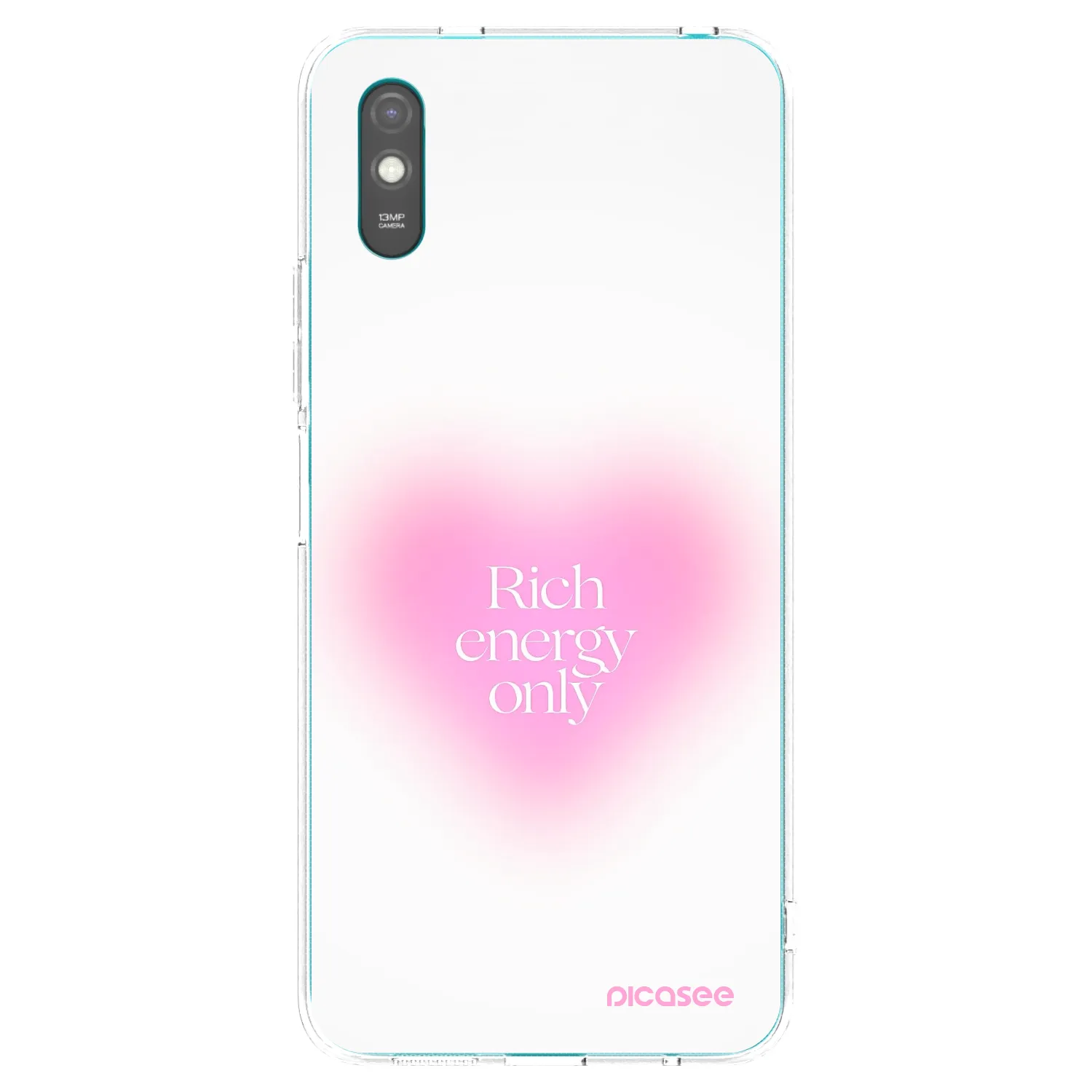 Picasee silikonový průhledný obal pro Xiaomi Redmi 9AT - Rich Energy