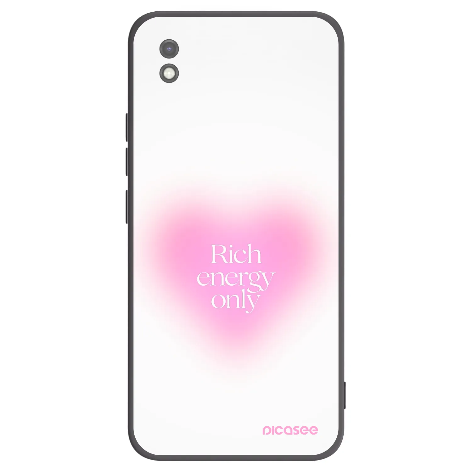 Picasee silikonový černý obal pro Xiaomi Redmi 9AT - Rich Energy