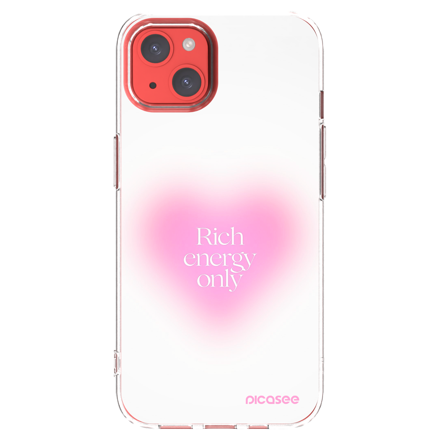 Picasee silikonový průhledný obal pro Apple iPhone 13 - Rich Energy