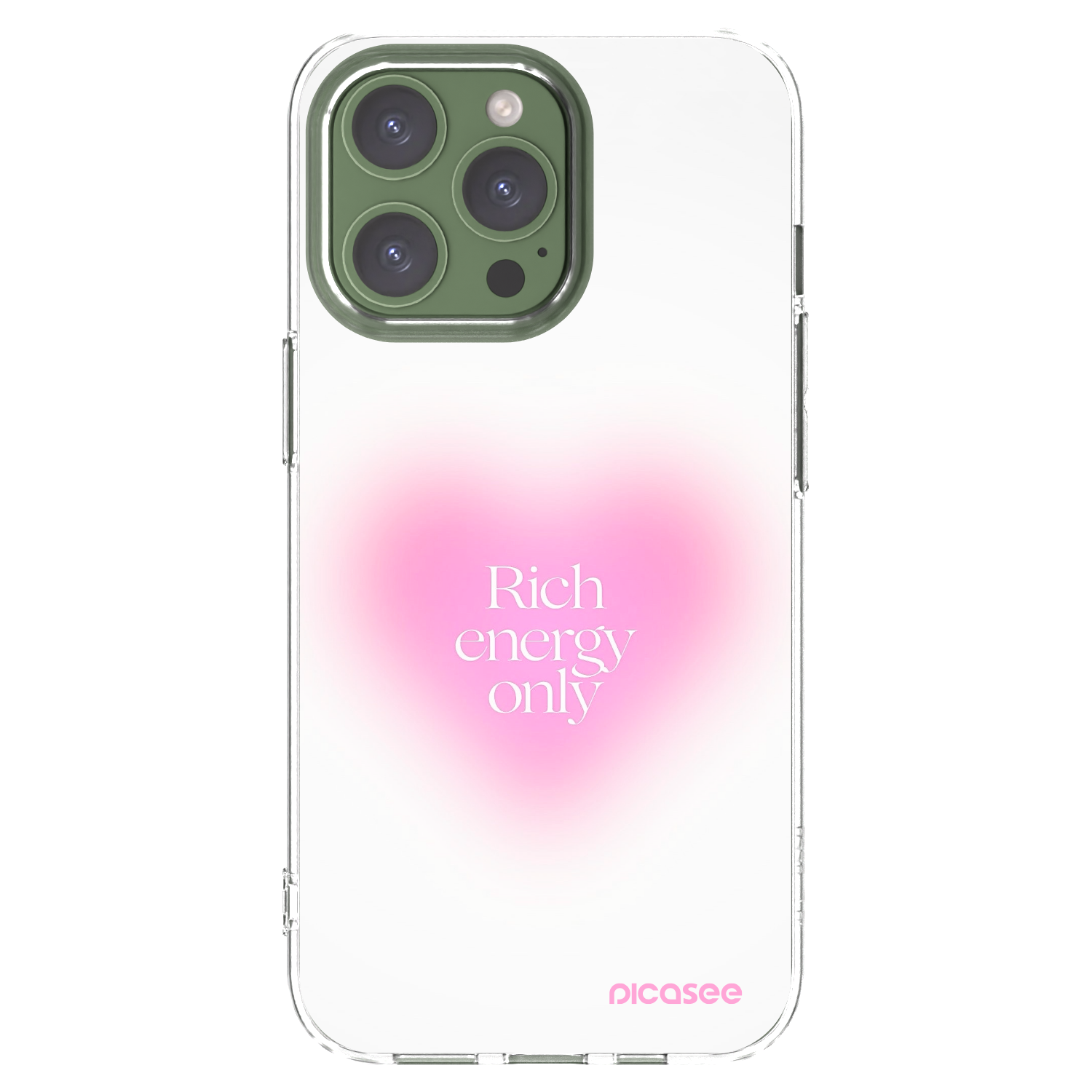 Picasee silikonový průhledný obal pro Apple iPhone 13 Pro - Rich Energy