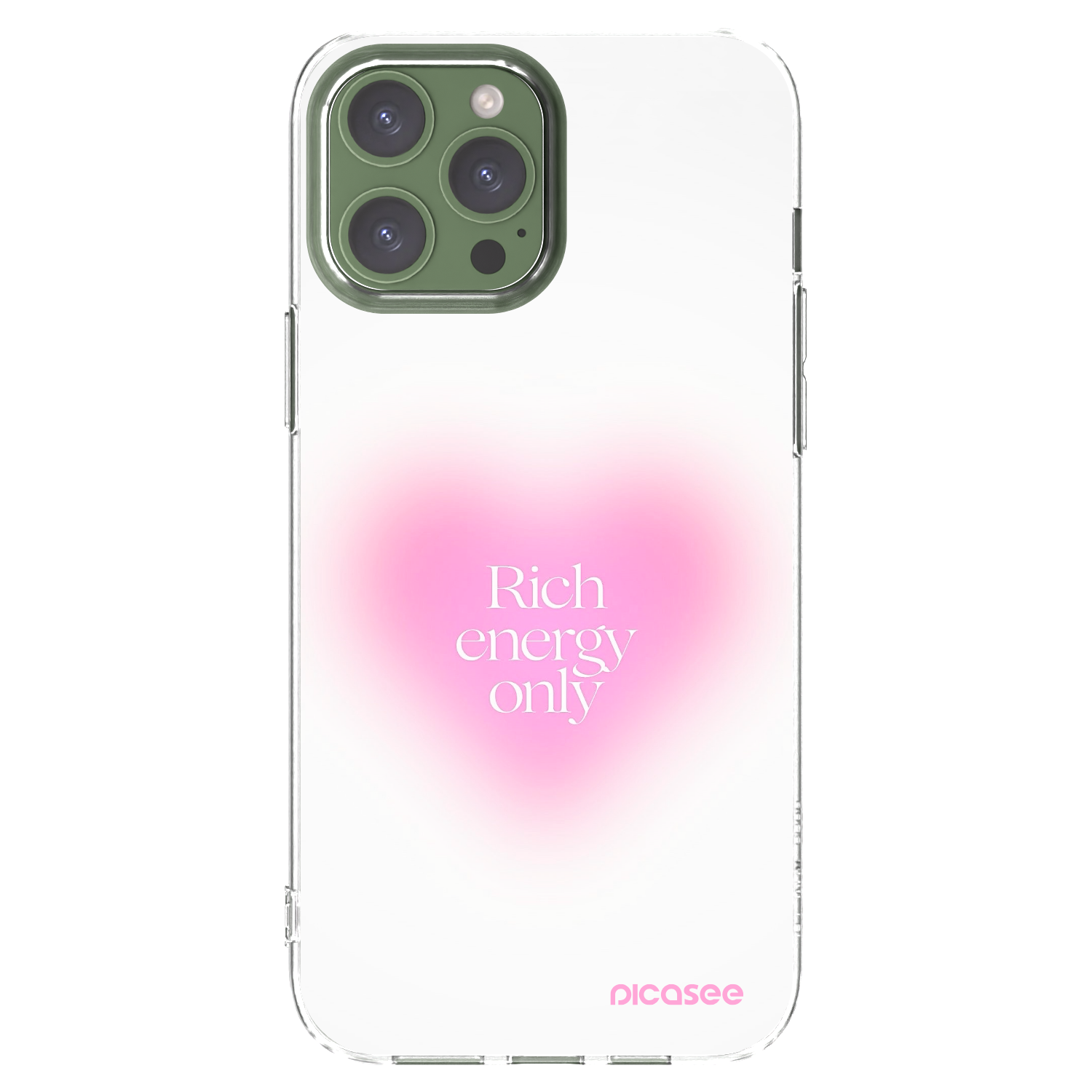 Picasee silikonový průhledný obal pro Apple iPhone 13 Pro Max - Rich Energy