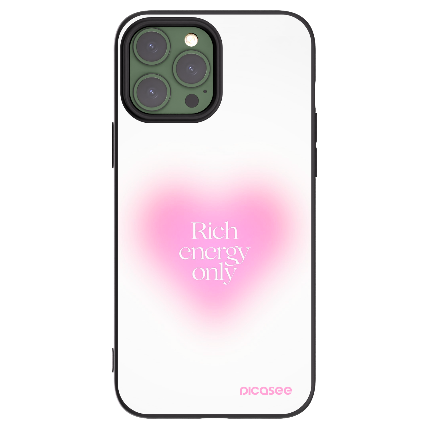 Picasee silikonový černý obal pro Apple iPhone 13 Pro Max - Rich Energy