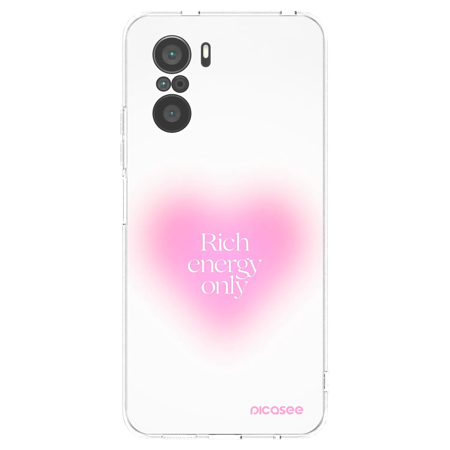 Picasee silikonový průhledný obal pro Xiaomi Poco F3 - Rich Energy