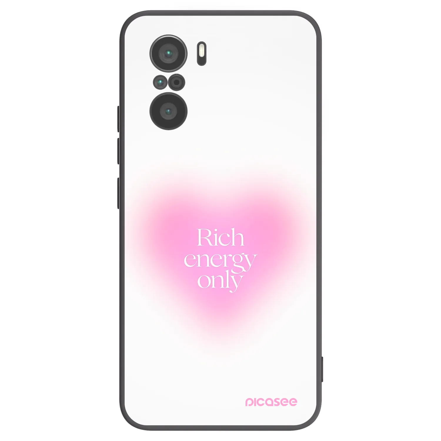 Picasee silikonový černý obal pro Xiaomi Poco F3 - Rich Energy