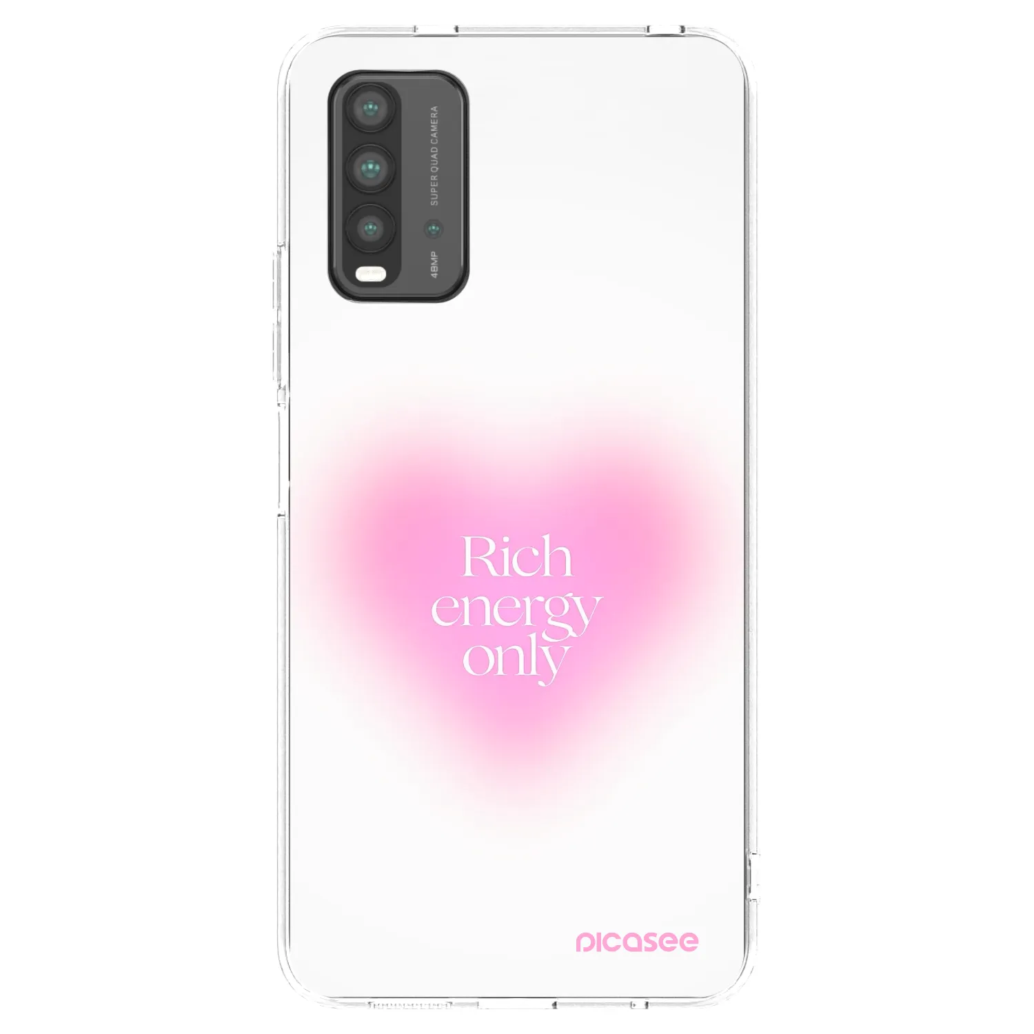 Picasee silikonový černý obal pro Xiaomi Redmi 9T - Rich Energy