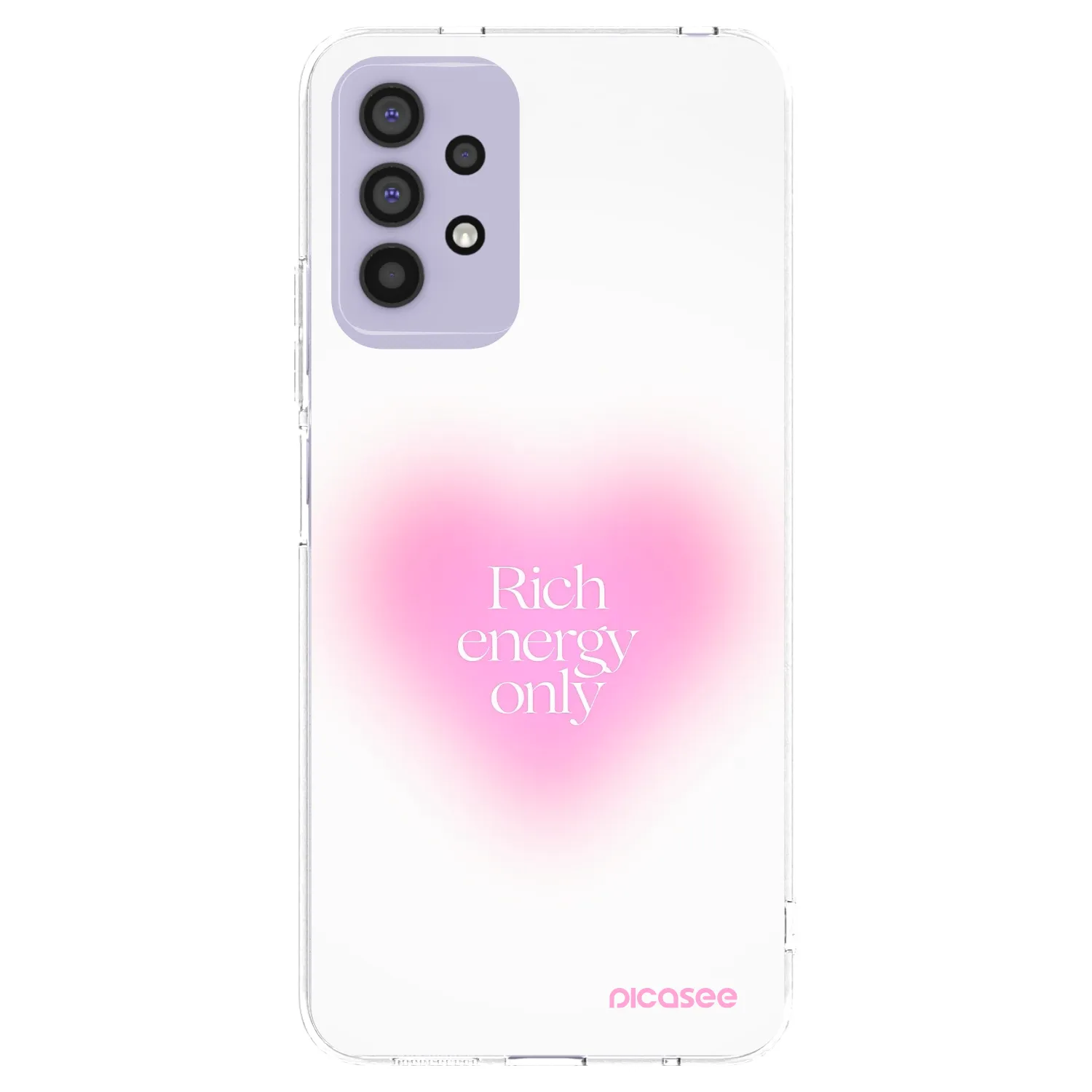 Picasee silikonový průhledný obal pro Samsung Galaxy A32 4G SM-A325F - Rich Energy