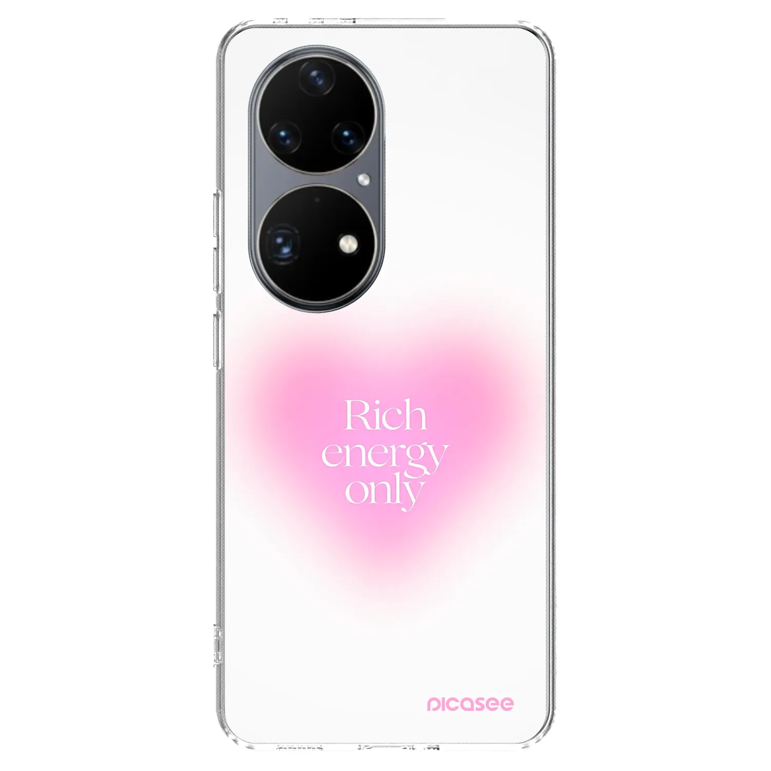Picasee silikonový průhledný obal pro Huawei P50 - Rich Energy